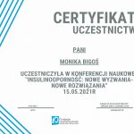 Monika-Bigos-certyfikat-Konferencja-Insulinoopornosc